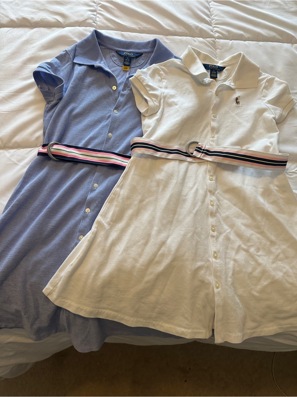 Polo by Ralph Lauren Light Blue Polo Dresses size 8-10 girls